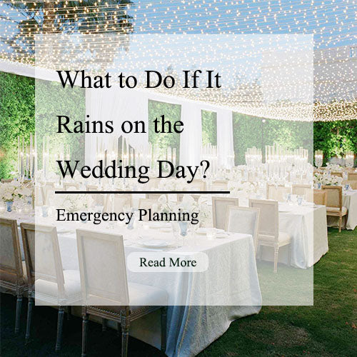 Emergency Planning: What to Do If It Rains on the Wedding Day?