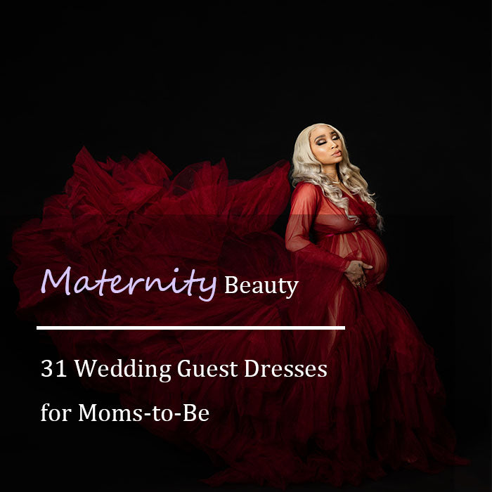 Maternity Beauty: 31 Wedding Guest Dresses for Moms-to-Be