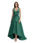Elegant V-Neck High Low V-Neck Sleeveless A-Line Mother Of The Bride Dresses