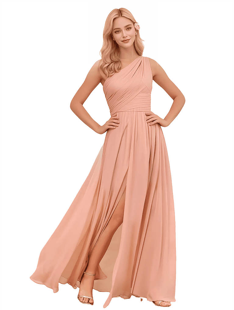 Lovely Convertible A-line Chiffon Long Bridesmaid Dresses