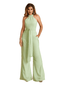 Chiffon Halter Long Wedding Pantsuits For Bridesmaids UK