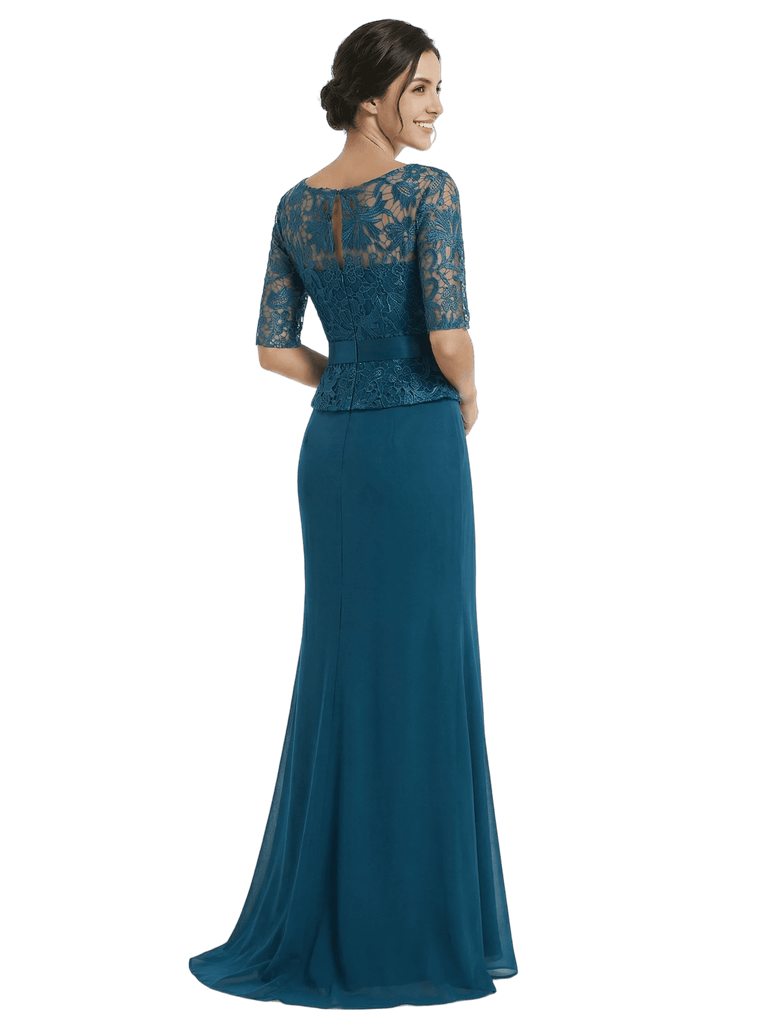 ChicSew Beautiful Mother Of The Bride Dresses V-Neck Lace Evening Gowns Floor-Length