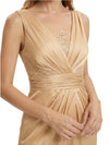 Beautiful V-Neck Lace Insert Satin Mother Of The Bride Pantsuits