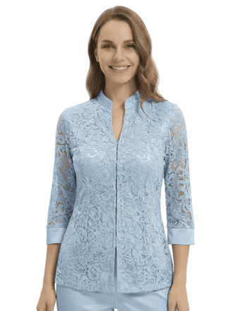 Elegant Lace Satin Pantsuits For Mother Of The Bride With Jacket