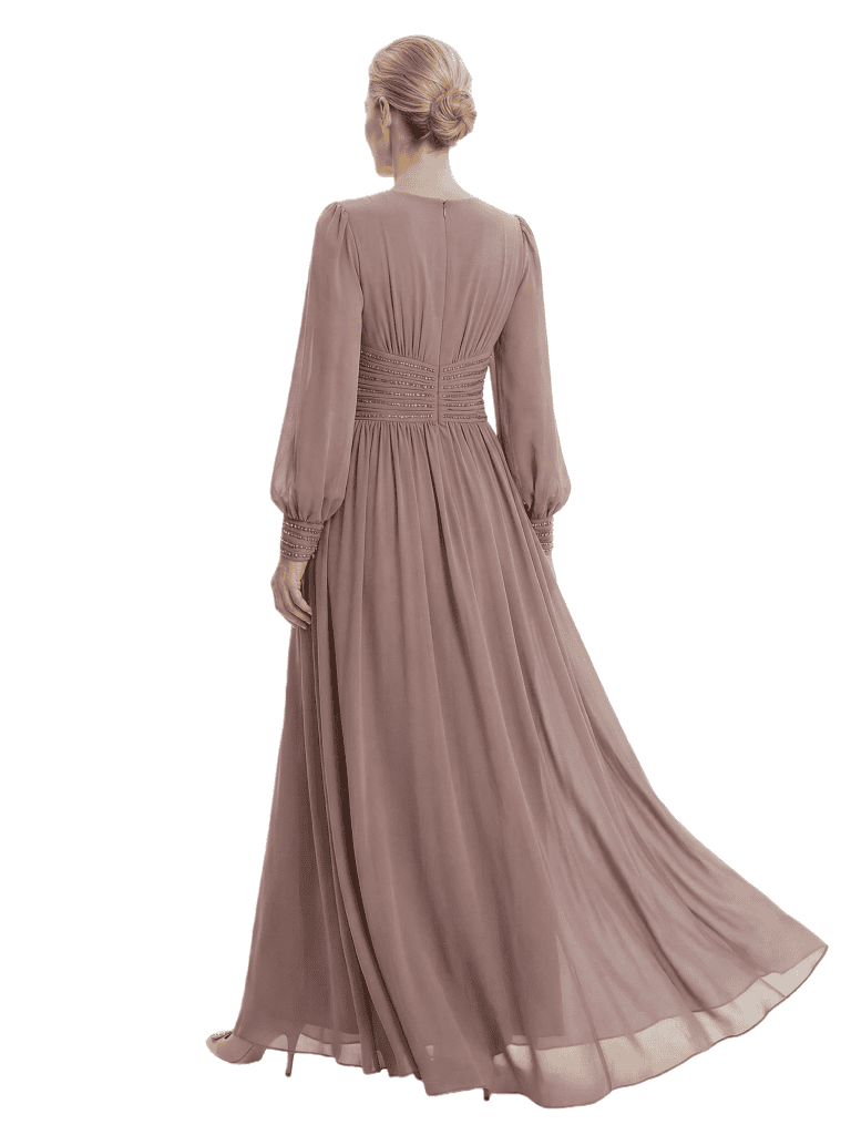 Elegant Jewel Long Sleeves A-Line Mother of the Groom Dresses
