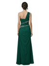 Elegant One Shoulder Beaded Chiffon A-Line Long Mother of The Bride Dresses
