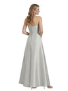 Modern One Shoulder Bow Detail A-Line Satin Mother Of The Bride Gown