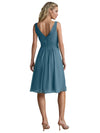 Chiffon V-Neck Knee-Length A-line Bridesmaid Dresses