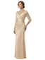 Elegant V-Neck Off Shoulder Ruched Satin Mermaid Mother Of The Bride Dresses With Sleeve