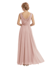 Beautiful V-Neck Mother Of The Bride Dress Sleeveless Applique Chiffon A-Line Gown