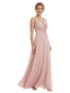 Beautiful V-Neck Mother Of The Bride Dress Sleeveless Applique Chiffon A-Line Gown