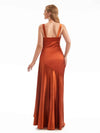 Chic Stretchy Satin Side Split Modern Maxi Mermaid Bridesmaid Dresses Online