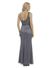 Fancy Mother of The Groom Dress Beautiful One Shoulder Beaded Satin Ruched Long Sheath Gown