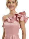 Fancy One Shoulder Satin Ruffles A-line Mother Of The Bride Dresses