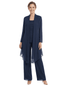 ChicSew Chiffon Mother Of The Bride Pant Suits With Long Jacket Three Piece Classy Outfits