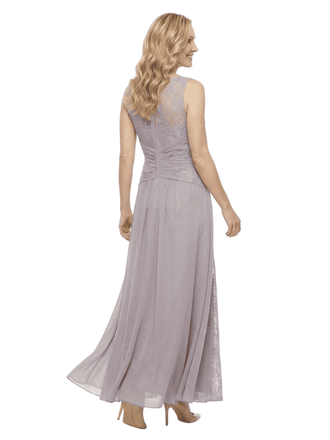 Beautiful Sleeveless Lace Chiffon Maxi Gown Chic Mother of The Bride Dresses