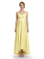 Chicsew Pretty Sweetheart High-Low Silky Satin A-Line Mother Of The Groom Party Dress
