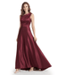 Chicsew Stunning Asymmetrical Neckline Sleeveless A-Line Satin Formal Dress For Mother Of The Bride