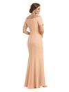 Chicsew Off Shoulder Mother Of The Groom Dress Mermaid Fishtail Evening Gown