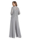 ChicSew Unique Mother Of The Bride Dresses With Lace Jacket PantSuits Formal Gown