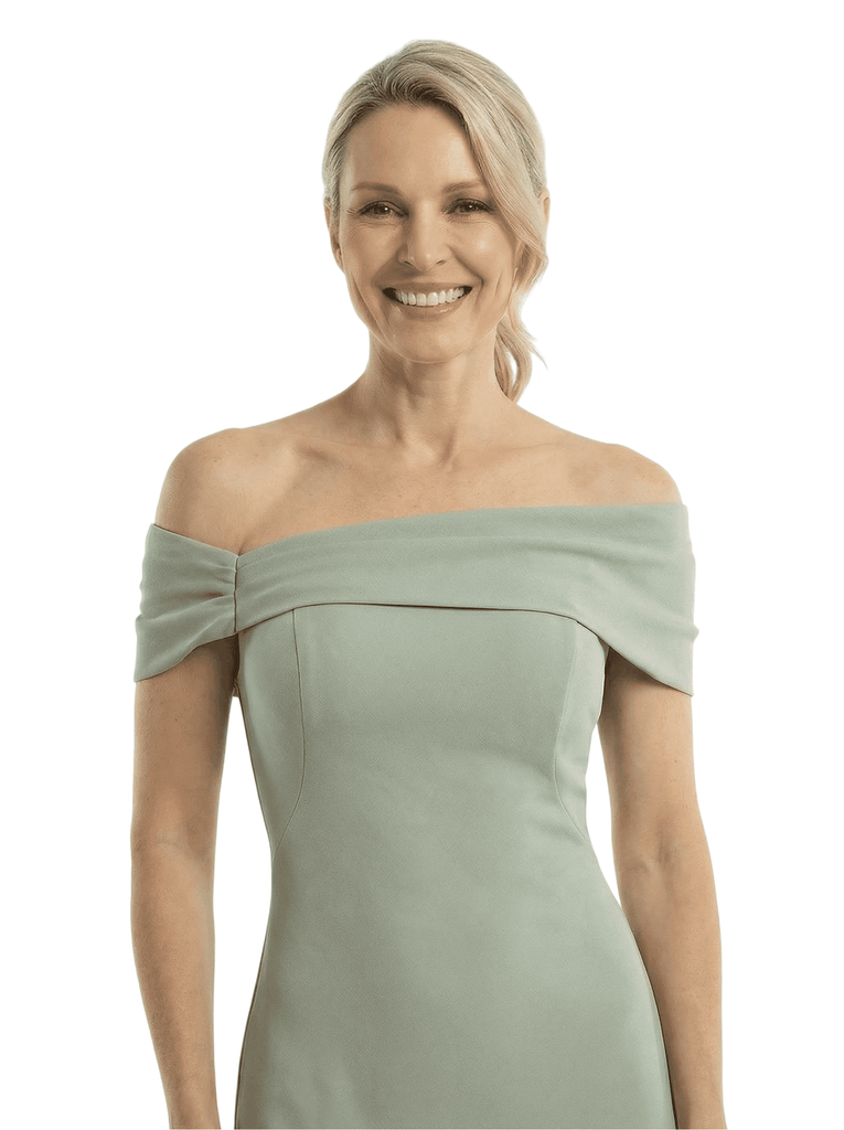 Chicsew Sexy Off Shoulder Floor Length Mermaid Mother Of The Groom Dress