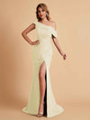 Elegant Chiffon Off The Shoulder Asymmetric Mermaid Mother of the Brides Dresses UK
