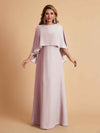 Elegant Chiffon Bat Sleeves A-line Mother of the Brides Dresses UK Online