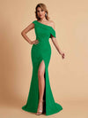 Elegant Chiffon Off The Shoulder Asymmetric Mermaid Mother of the Brides Dresses UK