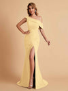 Elegant Chiffon Off The Shoulder Asymmetric Mermaid Mother of the Brides Dresses UK