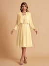 Elegant A-line Chiffon Jewel Lace Short Mother of the Brides Dresses Uk and Jacket