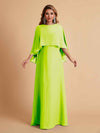 Elegant Chiffon Bat Sleeves A-line Mother of the Brides Dresses UK Online