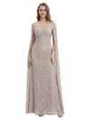 Elegant Lace Long Sleeves Mother of the Groom Dresses Mermaid Evening Gown