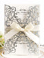 Hot Selling Wedding Invitation, Hollow Out Wedding Greeting Card, HK-213