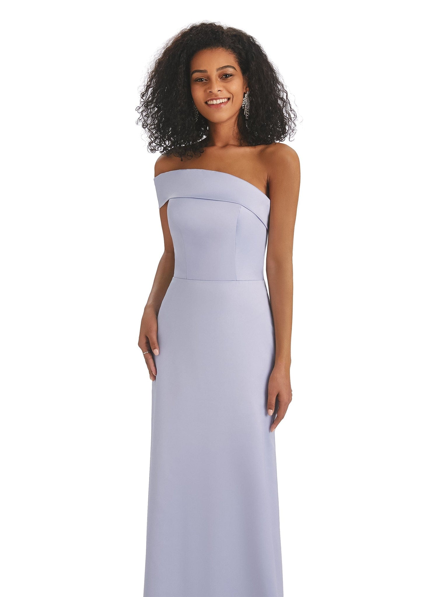 Simple Satin One Shoulder Floor-Length African Satin Prom Dresses