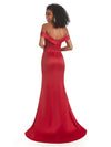Sexy Mermaid Soft Satin Off-shoulder Floor-Length African Prom Dresses