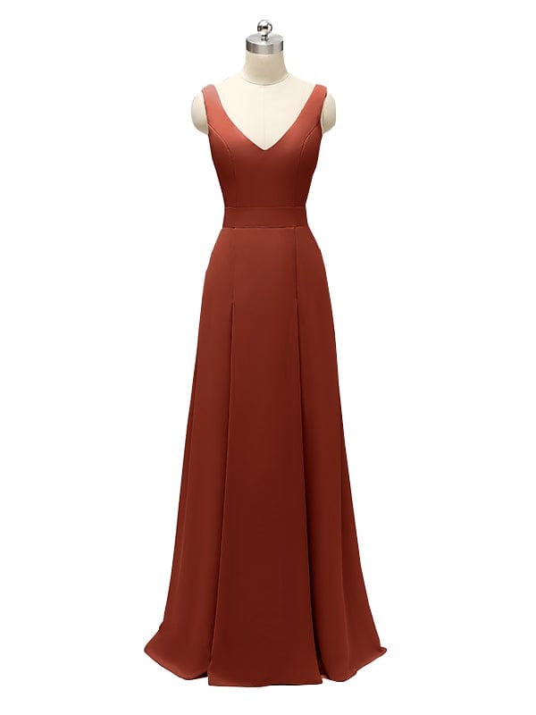 Fashion A-line V-neck Chiffon Bridesmaid Dresses - ChicSew.co.uk chicsewuk Fashion A-line V-neck Chiffon Bridesmaid Dresses - ChicSew.co.uk chicsewuk