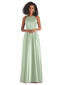 Elegant Soft Satin A-line Halter Silky African Bridesmaid Dresses Online