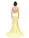 Mermaid Spaghetti Straps V-neck Sexy Bridesmaid Dresses UK