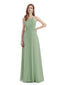 Elegant Halter Chiffon Boho Chic Maxi Bridesmaid Dresses Online UK