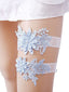 Lace Bridal Garter /Blue Wedding Garter/ Floral Garter Elegant Garter/ Women's Wedding Garter/ Sexy Lace Garter
