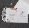 Greeting Card Wedding Invitation Letter,Holiday Hollow Out Invitation, HK-360