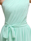Beautiful A-line One-Shoulder Sleeveless Floor-Length Bridesmaid Dresses