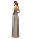 Chiffon One-Shoulder A-line Floor-Length Long Bridesmaid Dresses