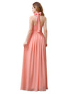 Elegant Hatler A-line Chiffon Floor-Length Long Bridesmaid Dresses