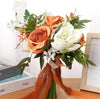 Wedding Flower For The Groom And Bride, Simulated Rose Wedding Bouquet, WF23