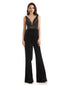 Sexy V-neck Sleeveless Open Back Jumpsuit Mother of The Bride Dresses