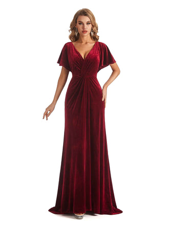 velvet bridesmaid dresses uk Bridesmaid Dresses Full Sleeve Dresses Uk Velvet Dress For Women, Bridesmaid Dress, Fall Winter Custom Long