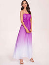Sweetheart A-line Long Ombre Chiffon Bridesmaid Dresses Online