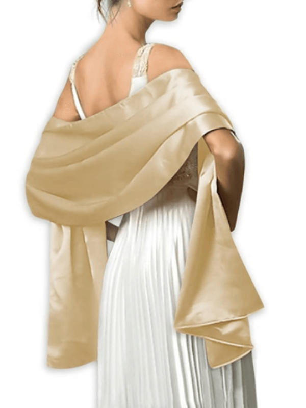 Women's Silky Scarf Shawls and Wraps for Wedding Favors Bride Bridesmaid Gifts Evening Dress Shawl