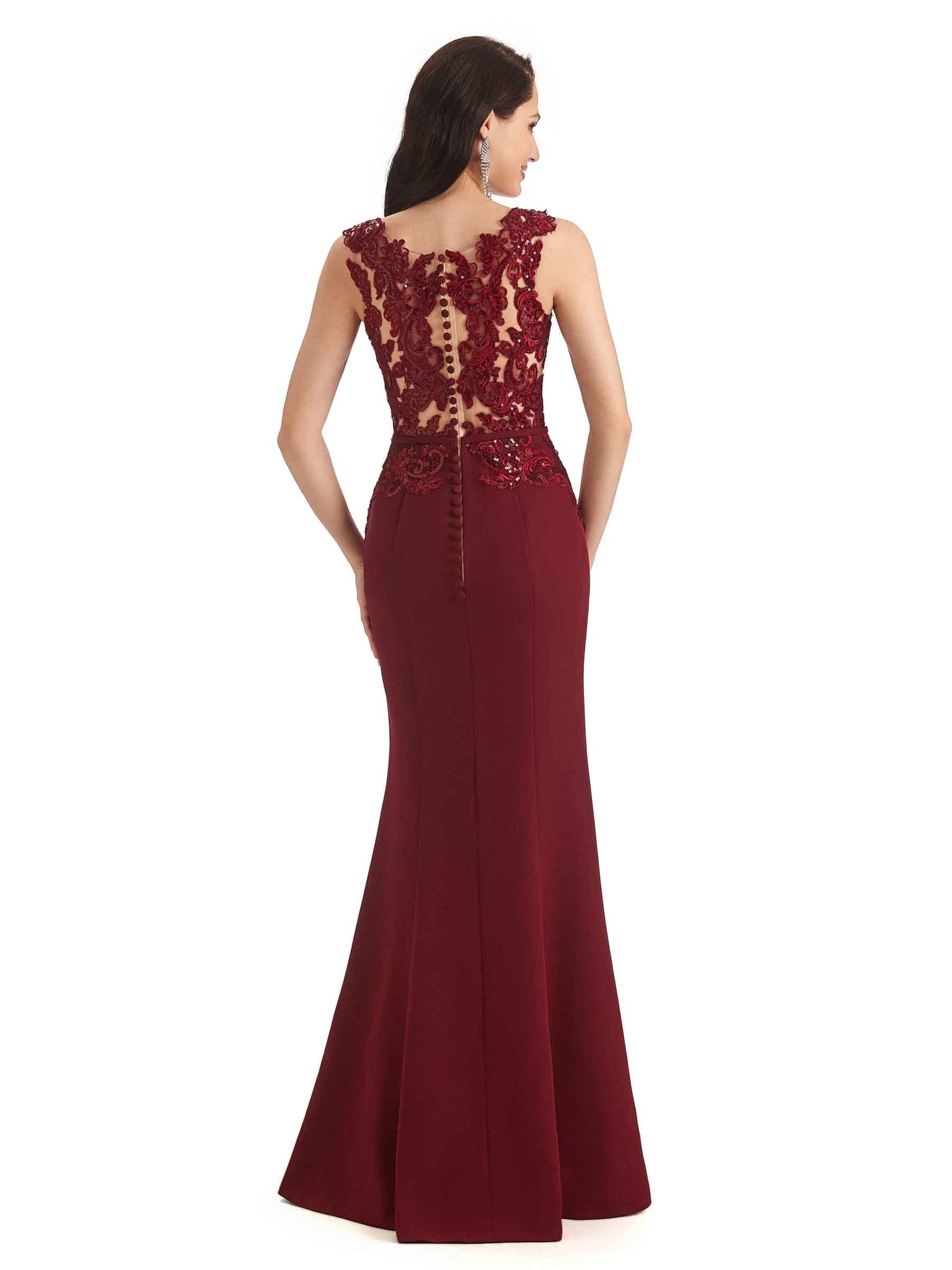 Sexy Mermaid Soft Satin Bateau Flattering Long Mother of The Bride Dresses